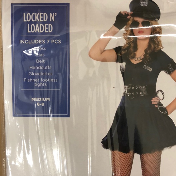 Locked N Loaded Women’s Police Costume! New! - Picture 7 of 10